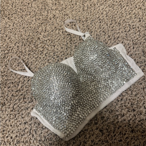 Rhinestone Embellished Women's Top - Picture 8 of 8